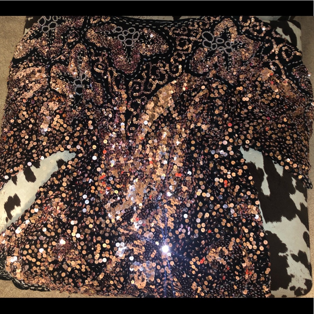 Pink Sequin blouse